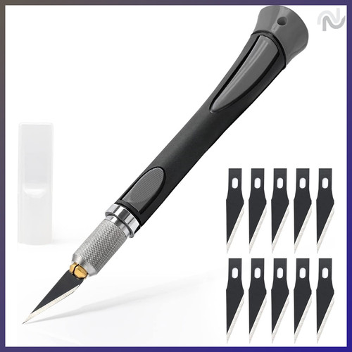 Bastelmesser set mit softgriff - bastelmesser,