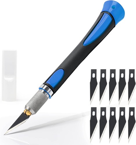 Bastelmesser set mit softgriff - set,