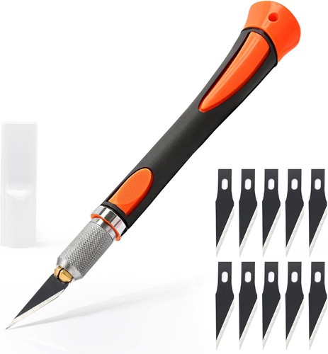 Bastelmesser set mit softgriff - bastelmesser,