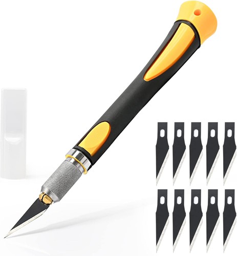 Bastelmesser set mit softgriff - set,